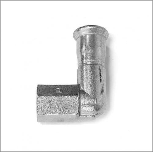 BSPP FEMALE 90 ELBOW PRESS FIT